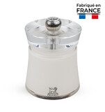 Moulin a Sel Manuel Bali en Acrylique Blanc 8 cm